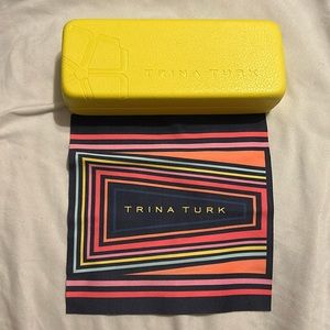 Trina Turk glasses case and cloth brand new